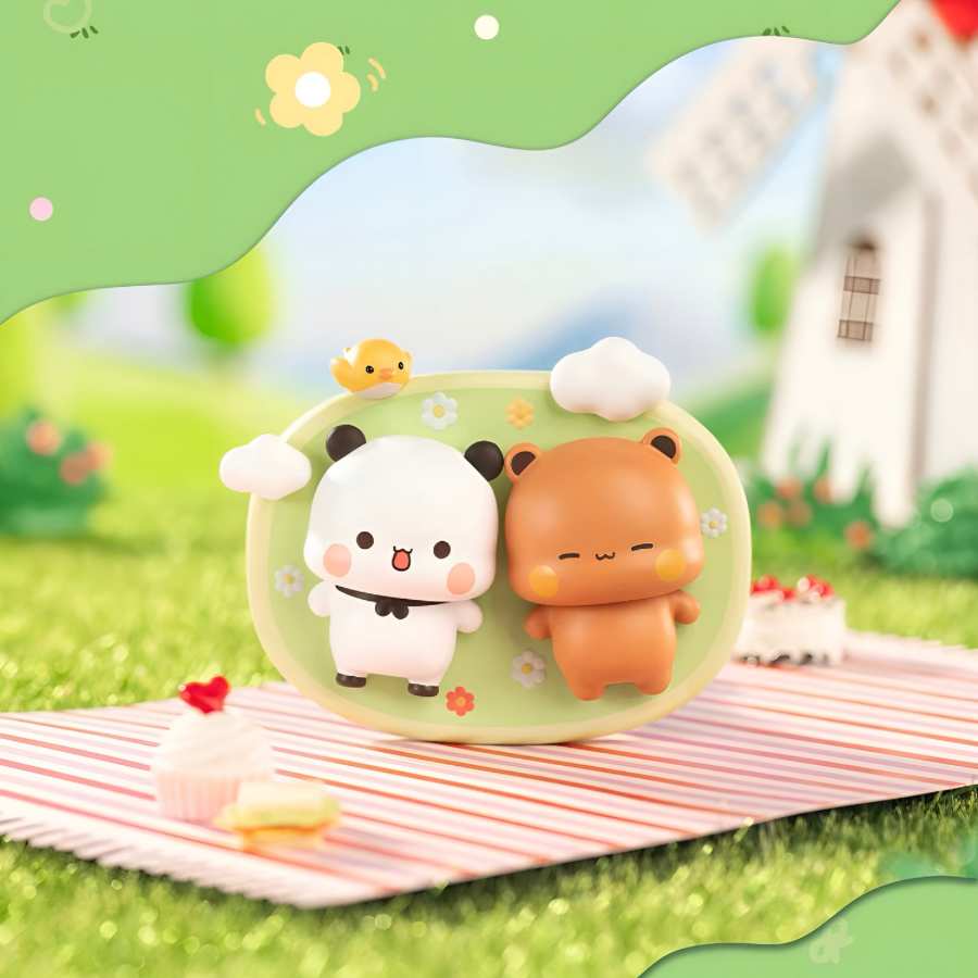 Yier and Bubu Bear Fridge Magnet Blind Box