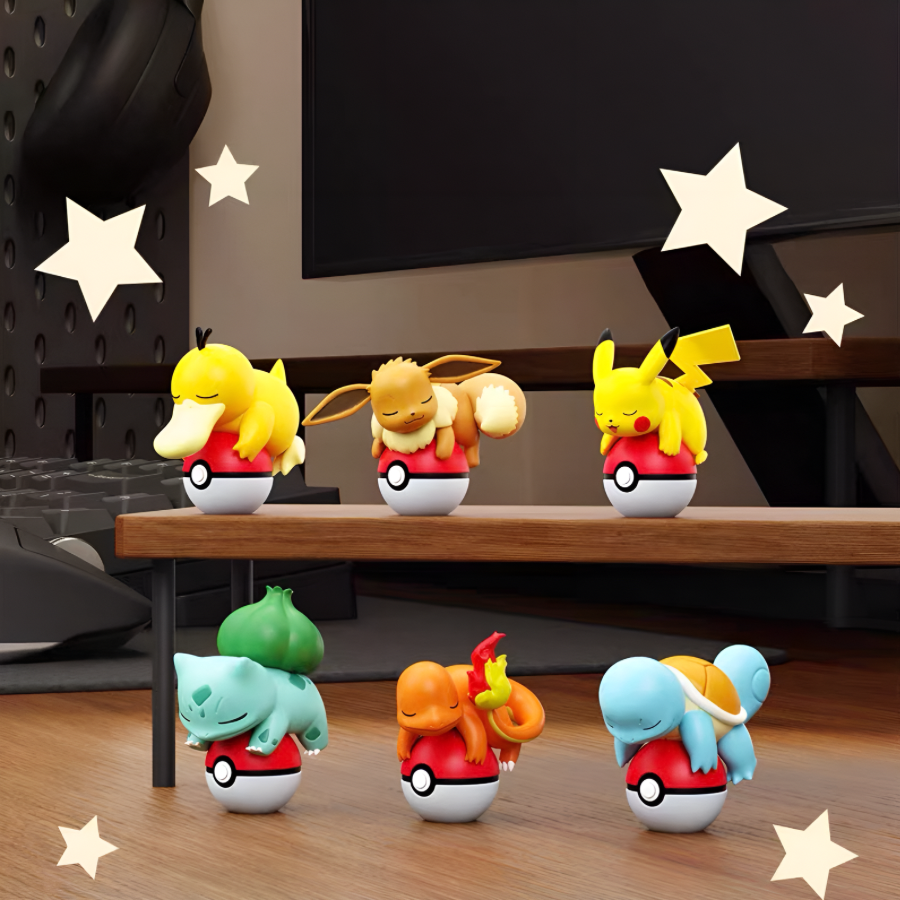 Pokémon Glow-in-the-Dark Poké Ball Figure Blind Box