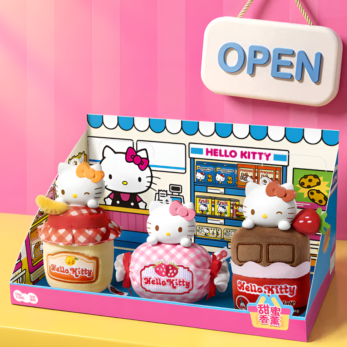 Hello Kitty Convenience Store Series Plush Keychain Blind Box