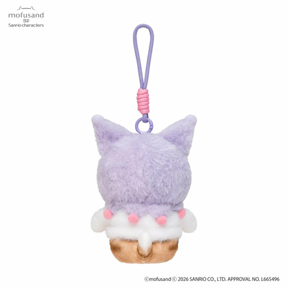 mofusand x Sanrio Characters Plump & Fluffy Mascot Plush Pendant