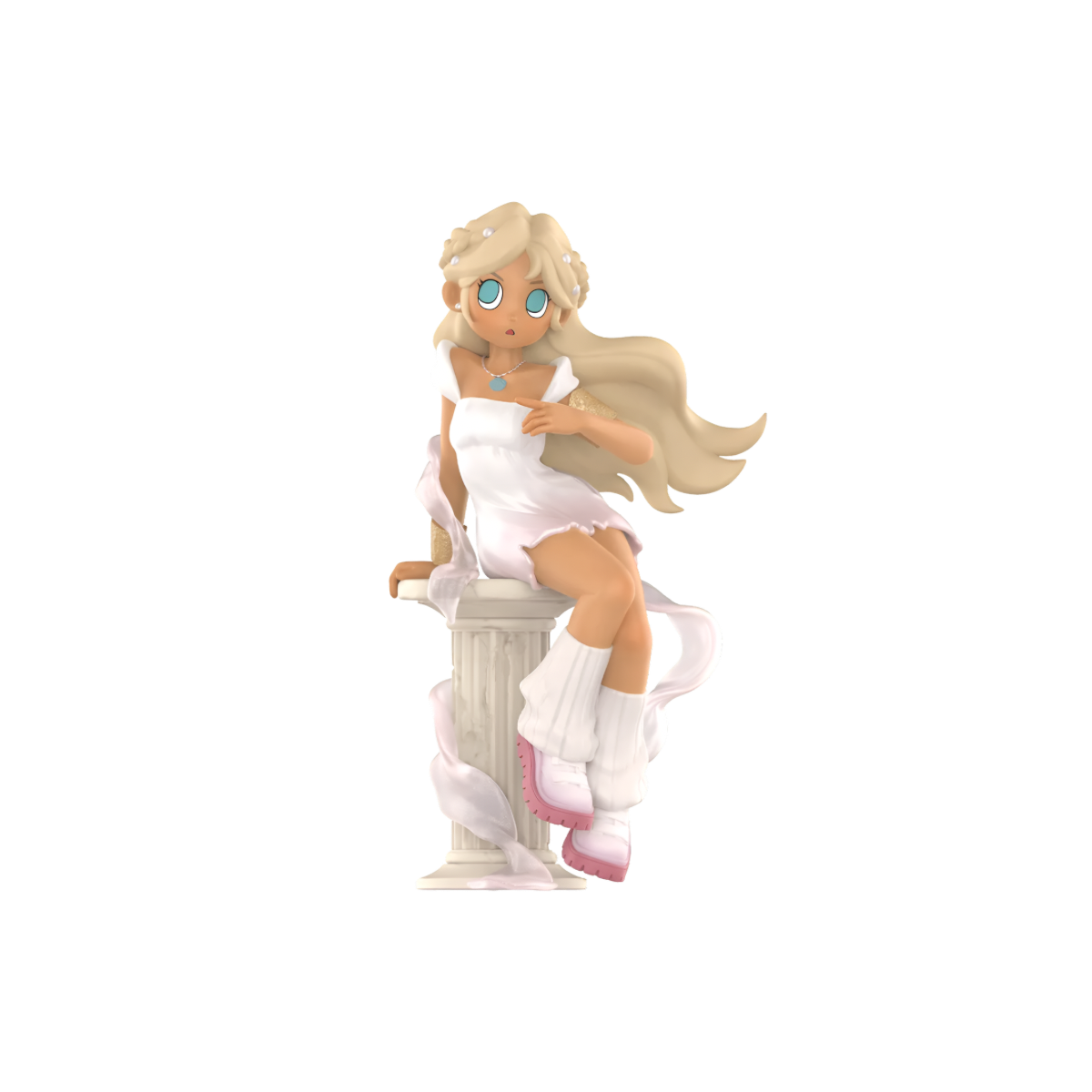 Peach Riot Carry the Music Series Block Pendant