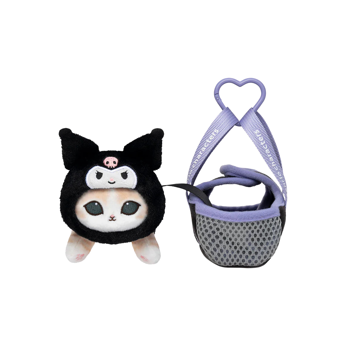 mofusand x Sanrio Characters Plump & Fluffy Mascot Plush Pendant