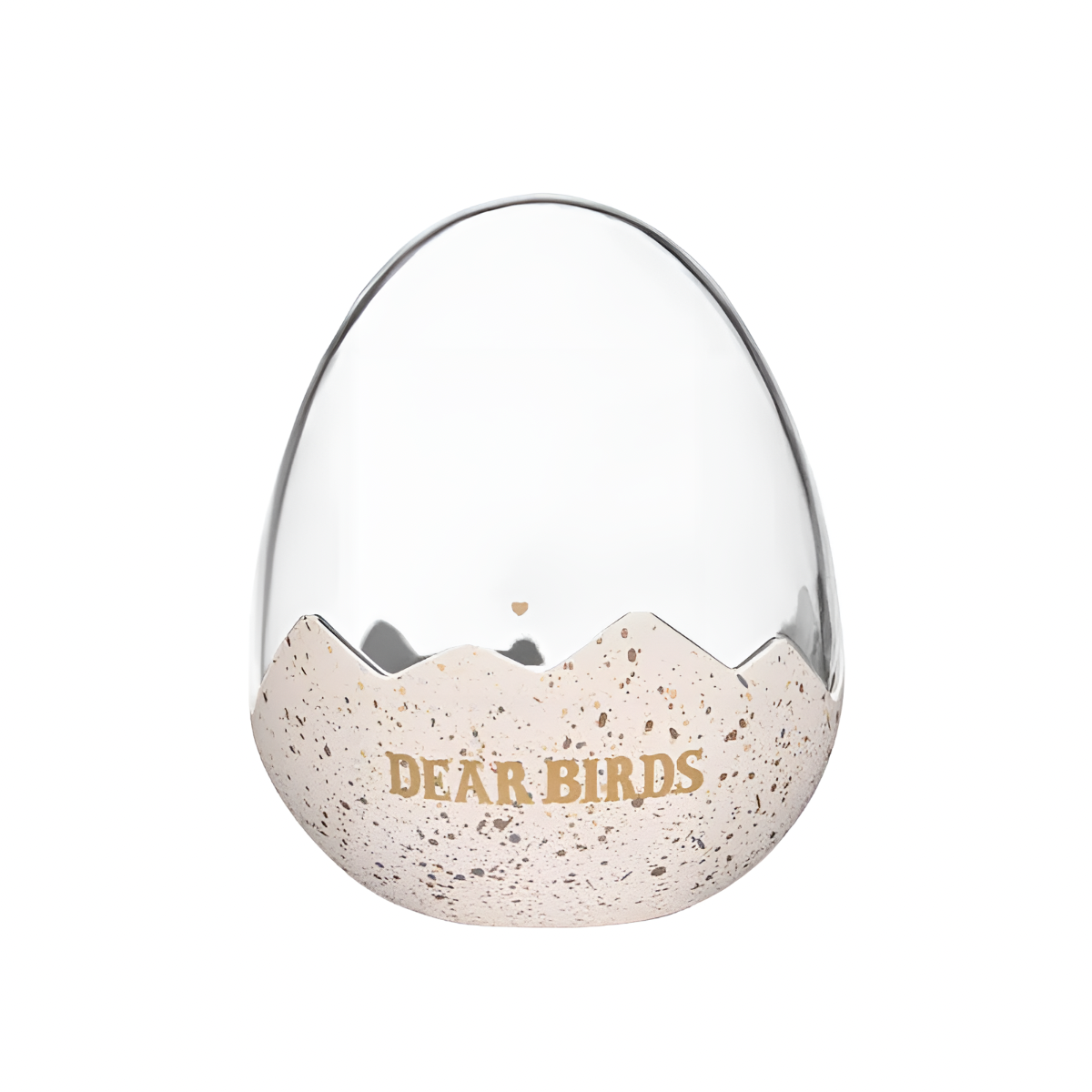 Dear Birds Series Egg-shaped Plush Display Case