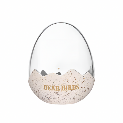 Dear Birds Series Egg-shaped Plush Display Case
