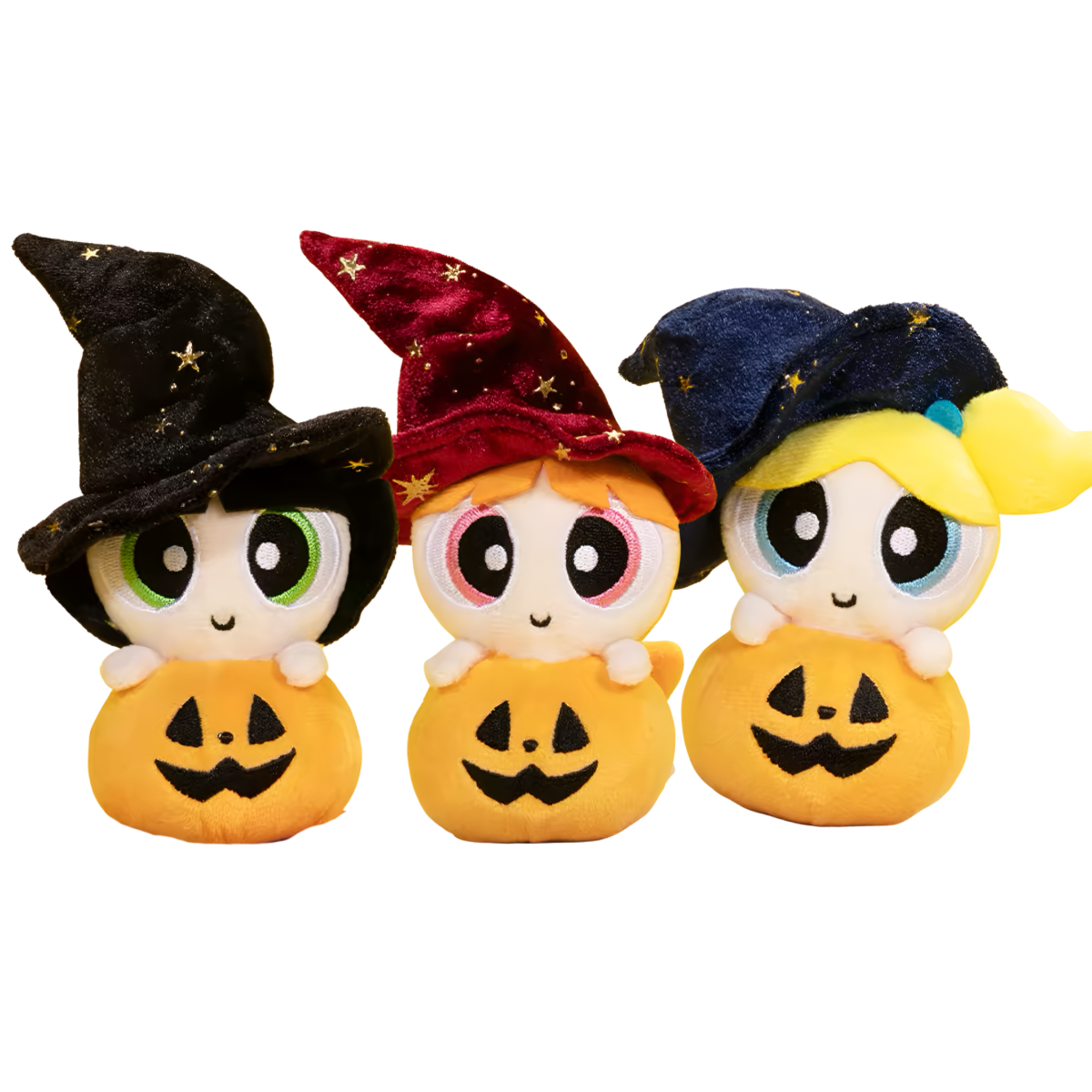 The Powerpuff Girls Halloween Witch Pumpkin Plush Pendant