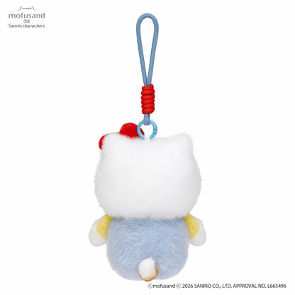 mofusand x Sanrio Characters Plump & Fluffy Mascot Plush Pendant