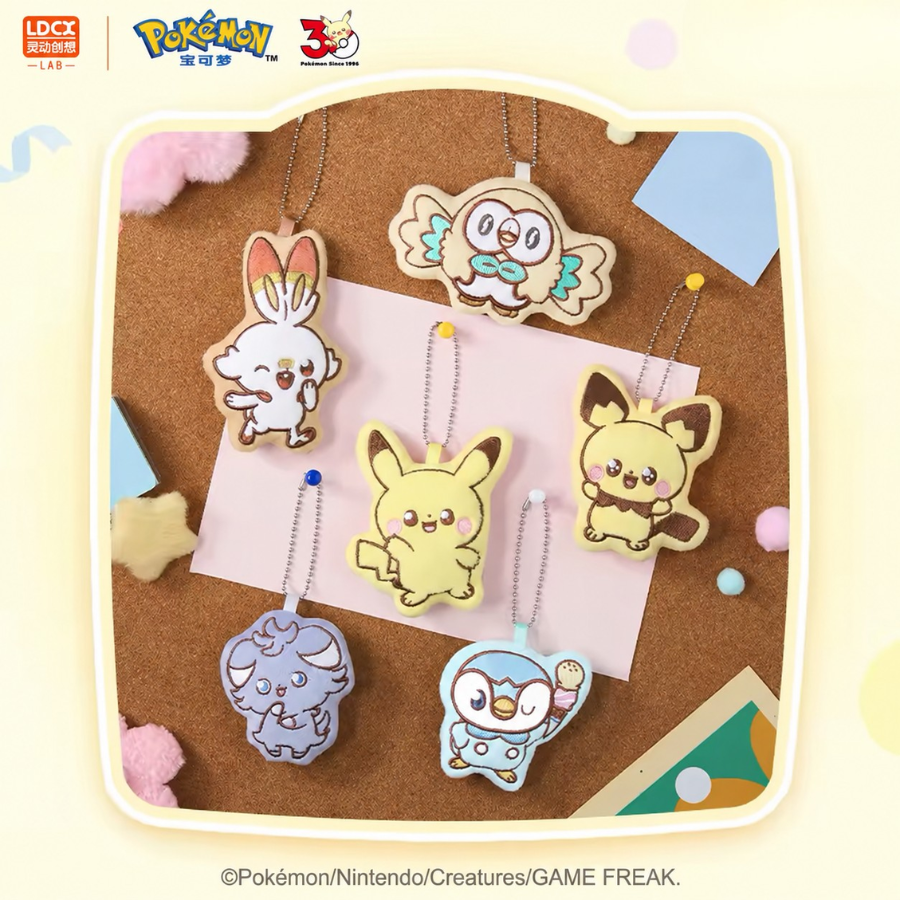 Pokemon Sweet Moment Series Magnet Plush Keychain Blind Box