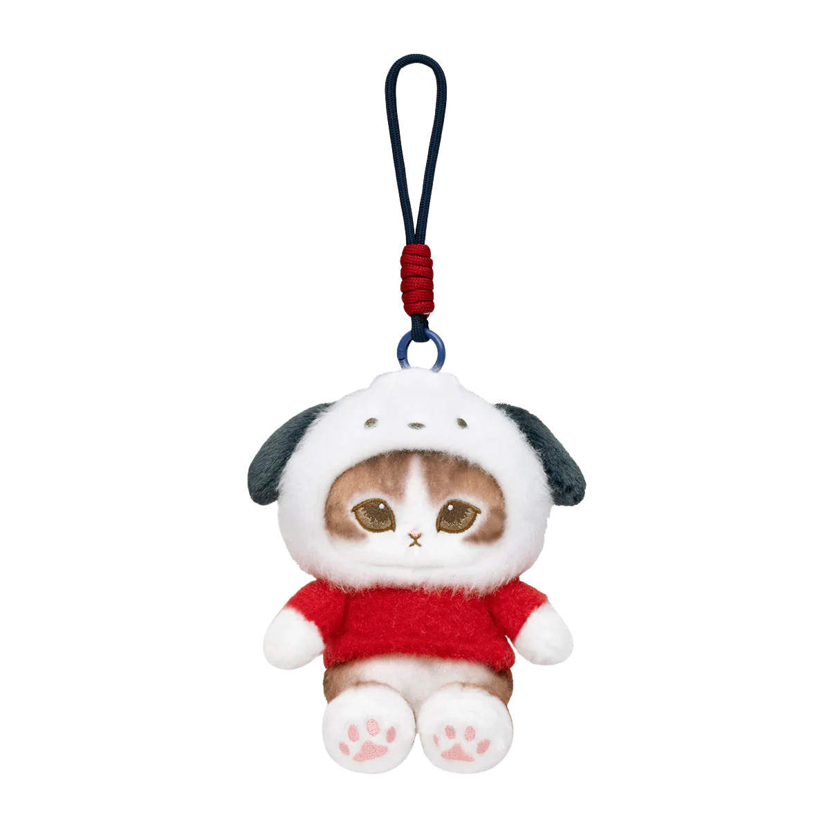 mofusand x Sanrio Characters Plump & Fluffy Mascot Plush Pendant