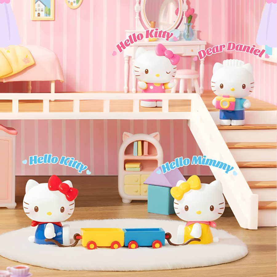 Hello Kitty Little Family Series Mini Figures Blind Box