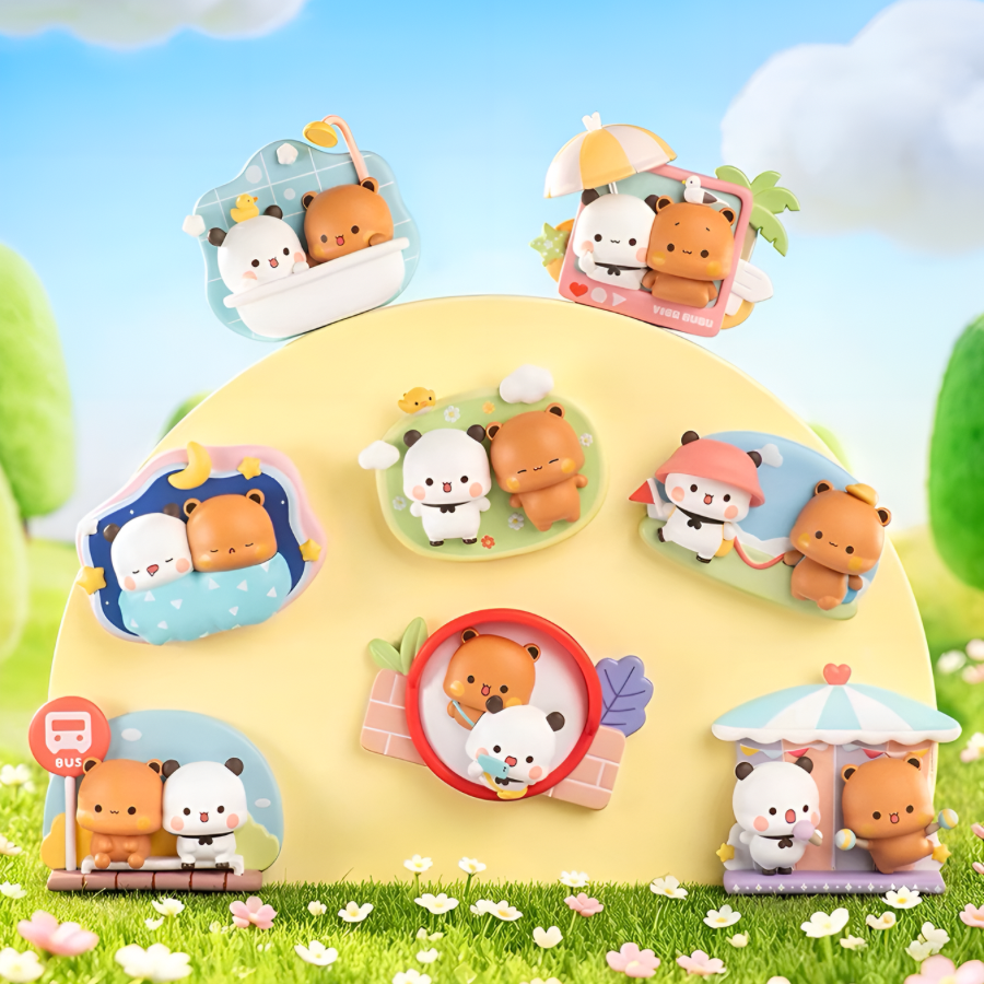 Yier and Bubu Bear Fridge Magnet Blind Box