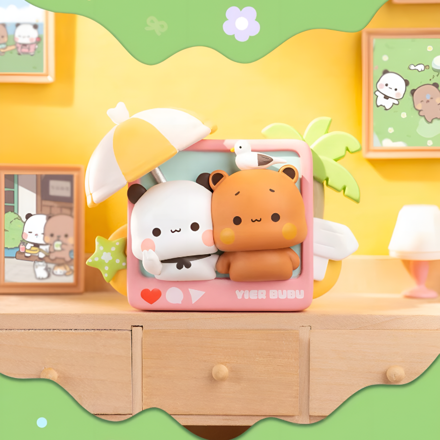 Yier and Bubu Bear Fridge Magnet Blind Box