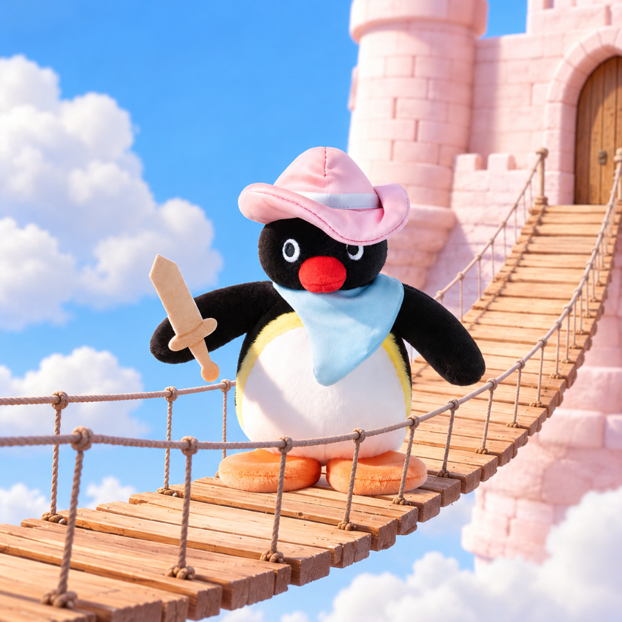 Pingu Fairytale Wandering Series Plush Pendant Blind Box