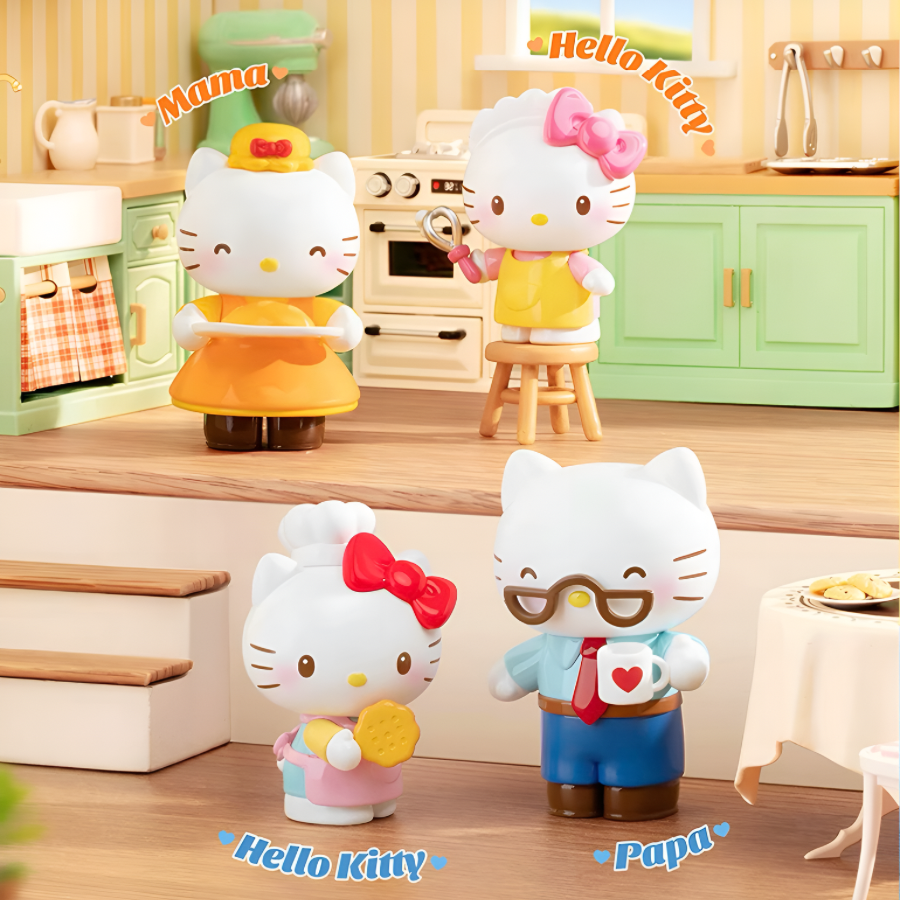 Hello Kitty Little Family Series Mini Figures Blind Box