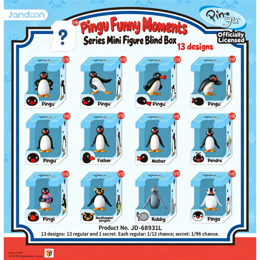 Pingu Funny Moments Series Mini Figure Blind Box