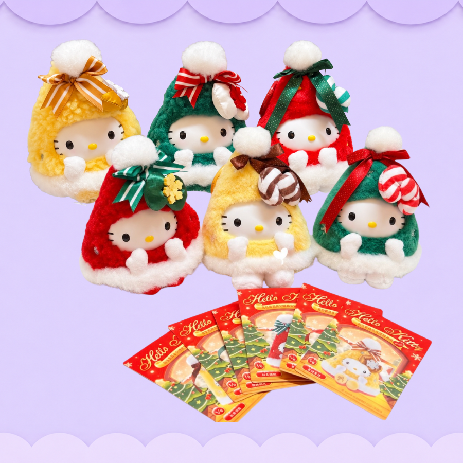 Hello Kitty Starry Apple Wishes Series Mini Vinyl Plush Blind Box