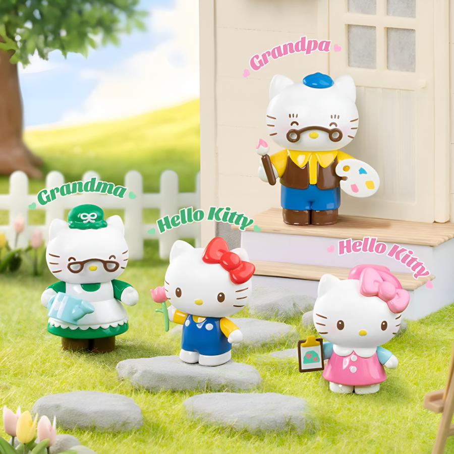 Hello Kitty Little Family Series Mini Figures Blind Box