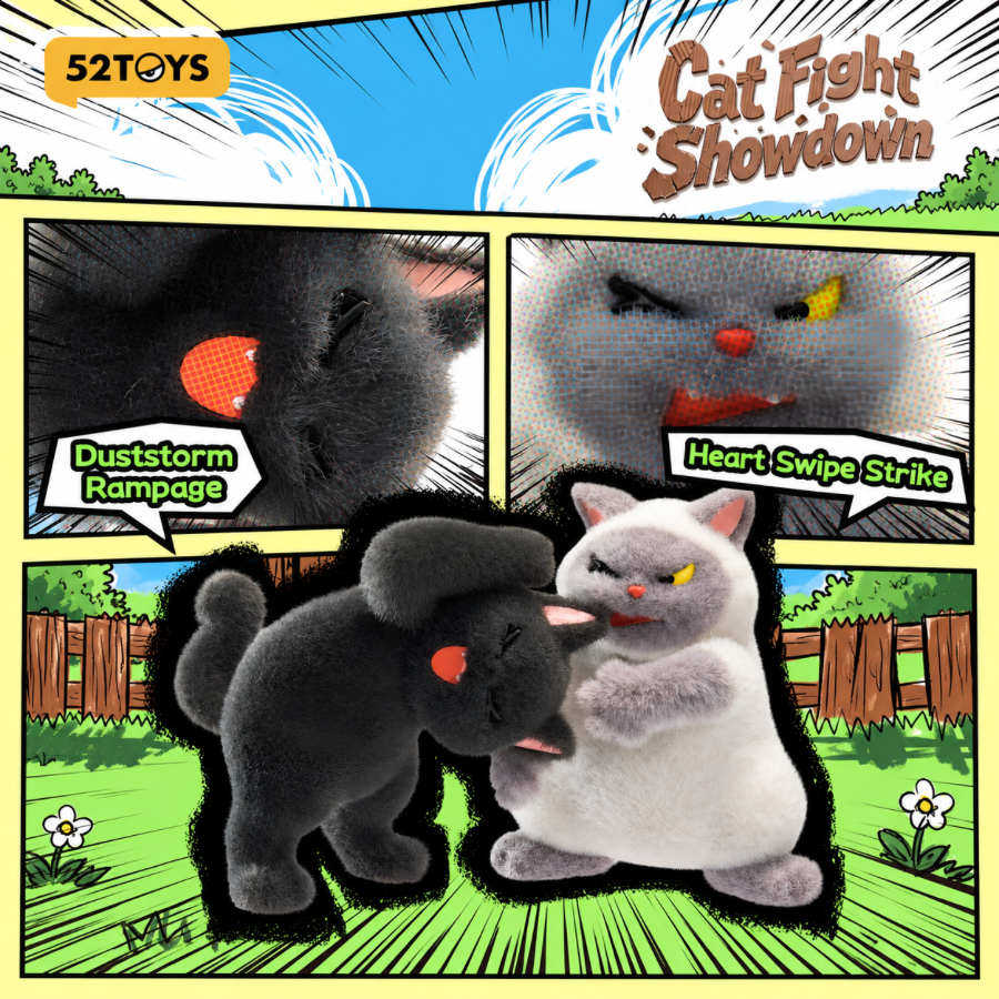 Cat Fight Showdown Series Figures Blind Box