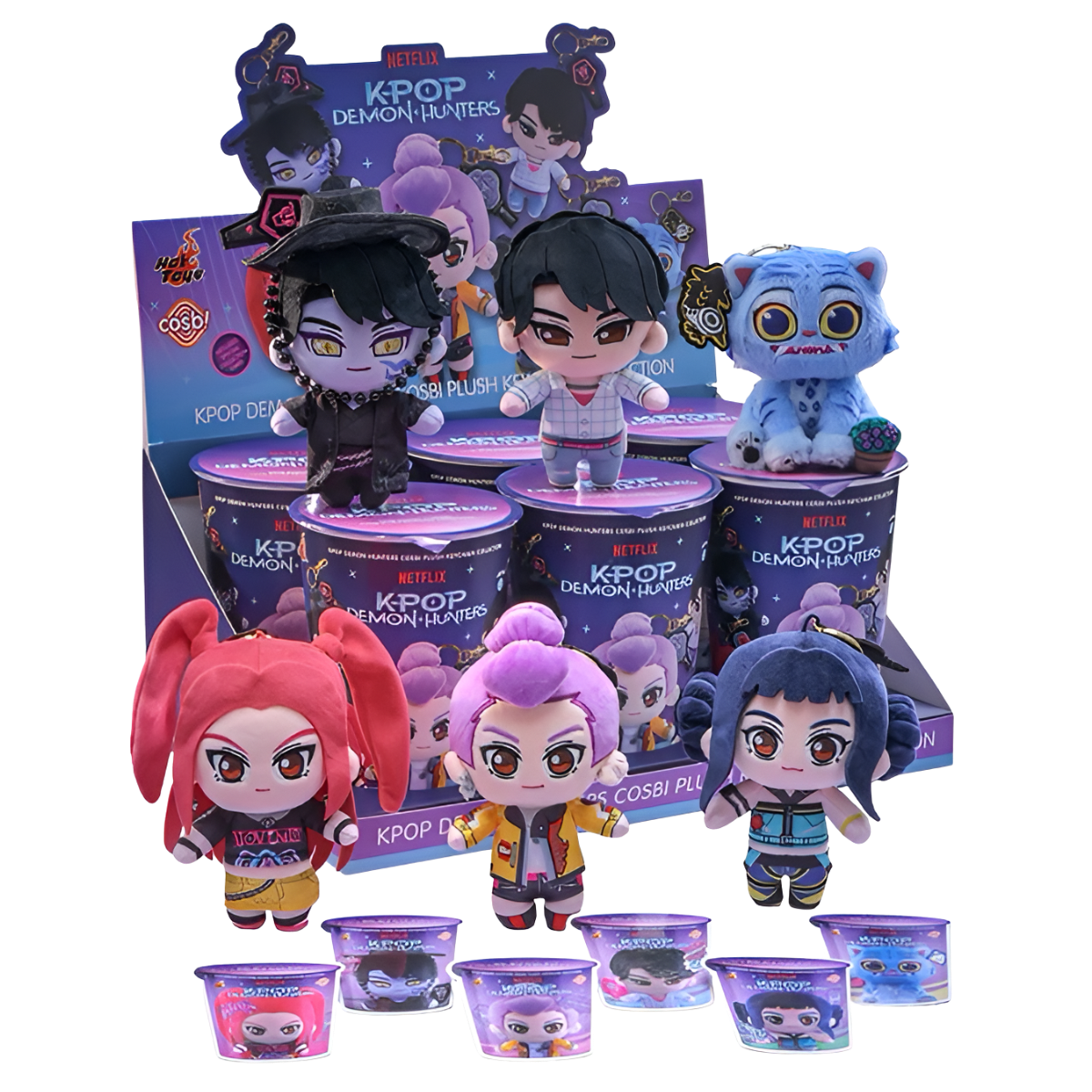 Kpop Demon Hunters Cosbi Plush Keychain Collection