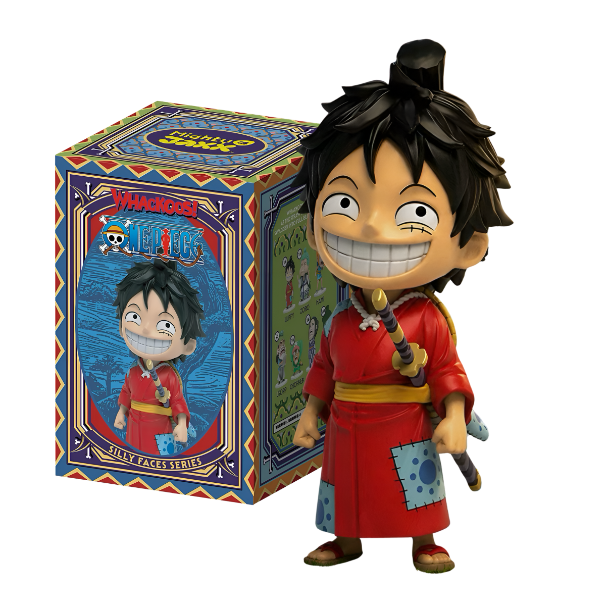 ONE PIECE - Whackoos Silly Face Series Figures Blind Box
