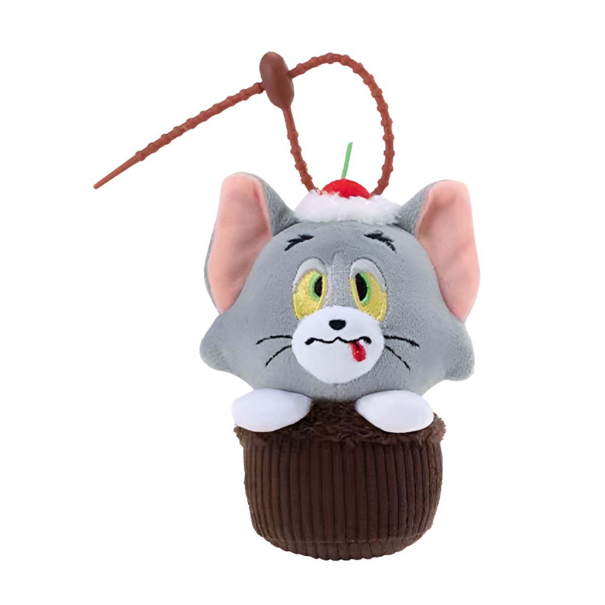 Tom and Jerry Cupcake Plush Pendant