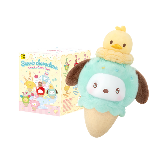 Sanrio Characters Little Ice Cream Cone Series Plush Pendant