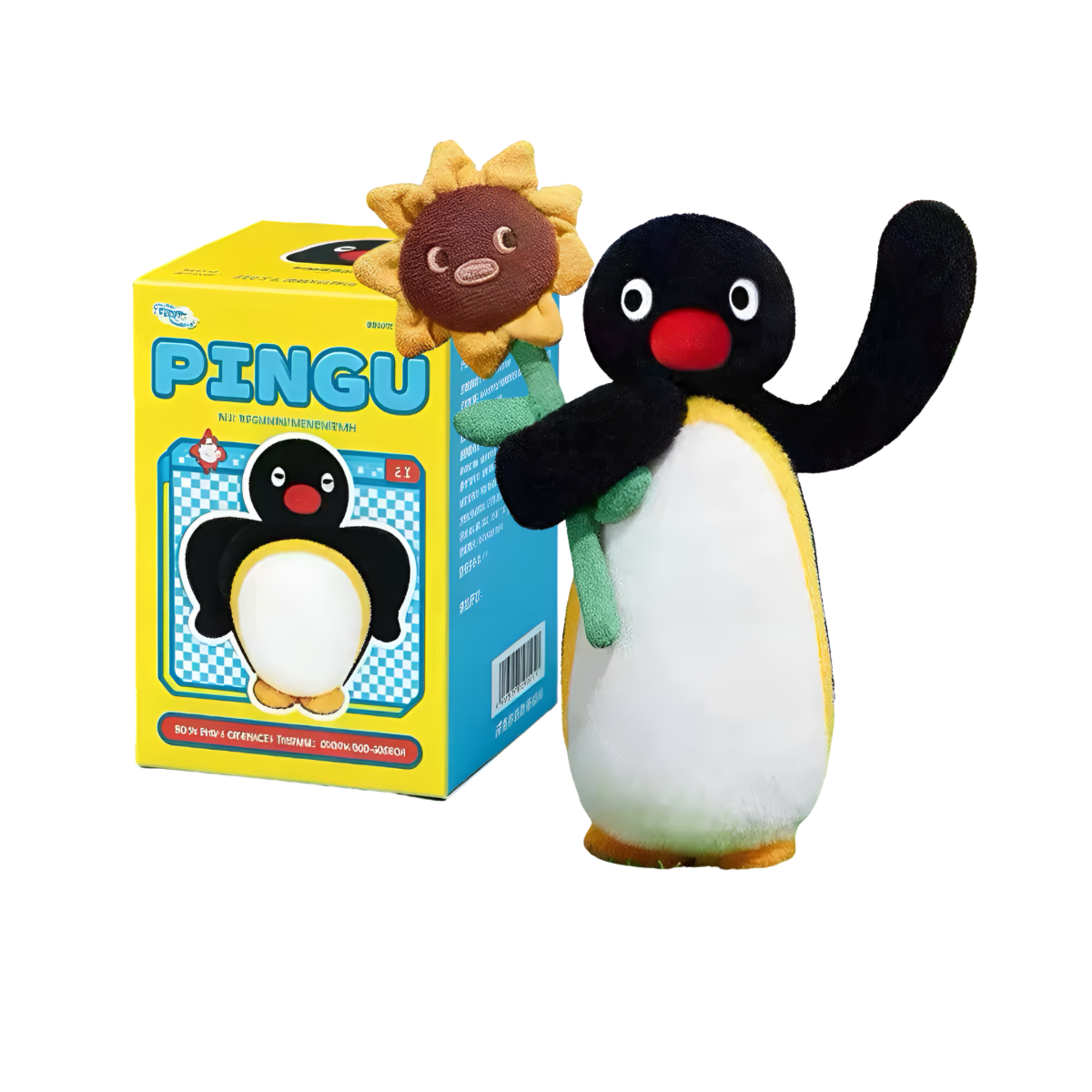 Pingu 45th Anniversary MINI-MEME Series Plush Keychains Blind Box