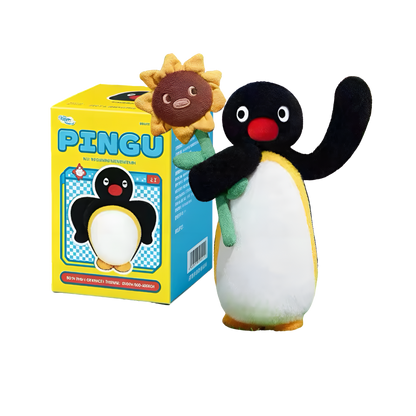 Pingu 45th Anniversary MINI-MEME Series Plush Keychains Blind Box