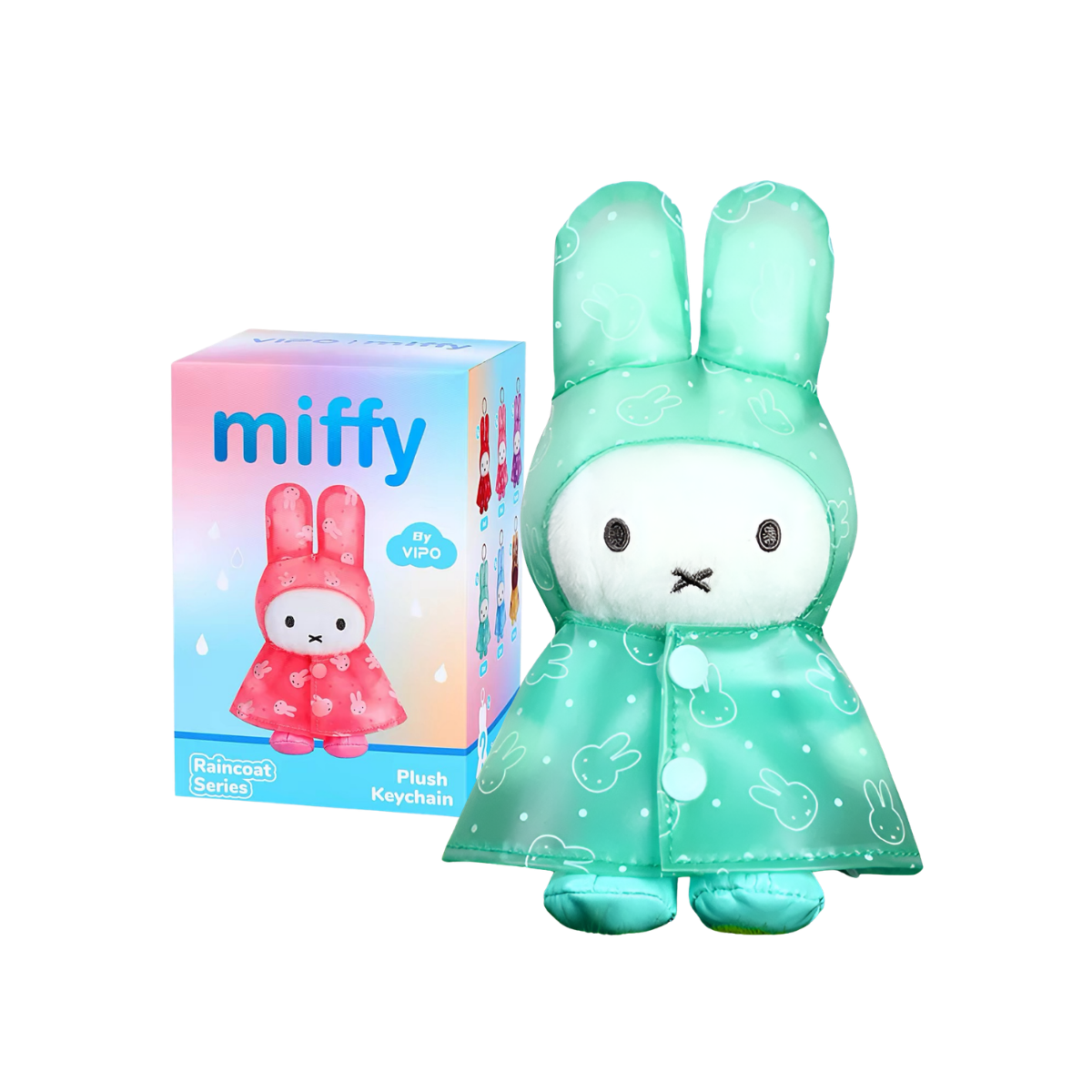 Miffy Raincoat Series Plush Pendants Blind Box