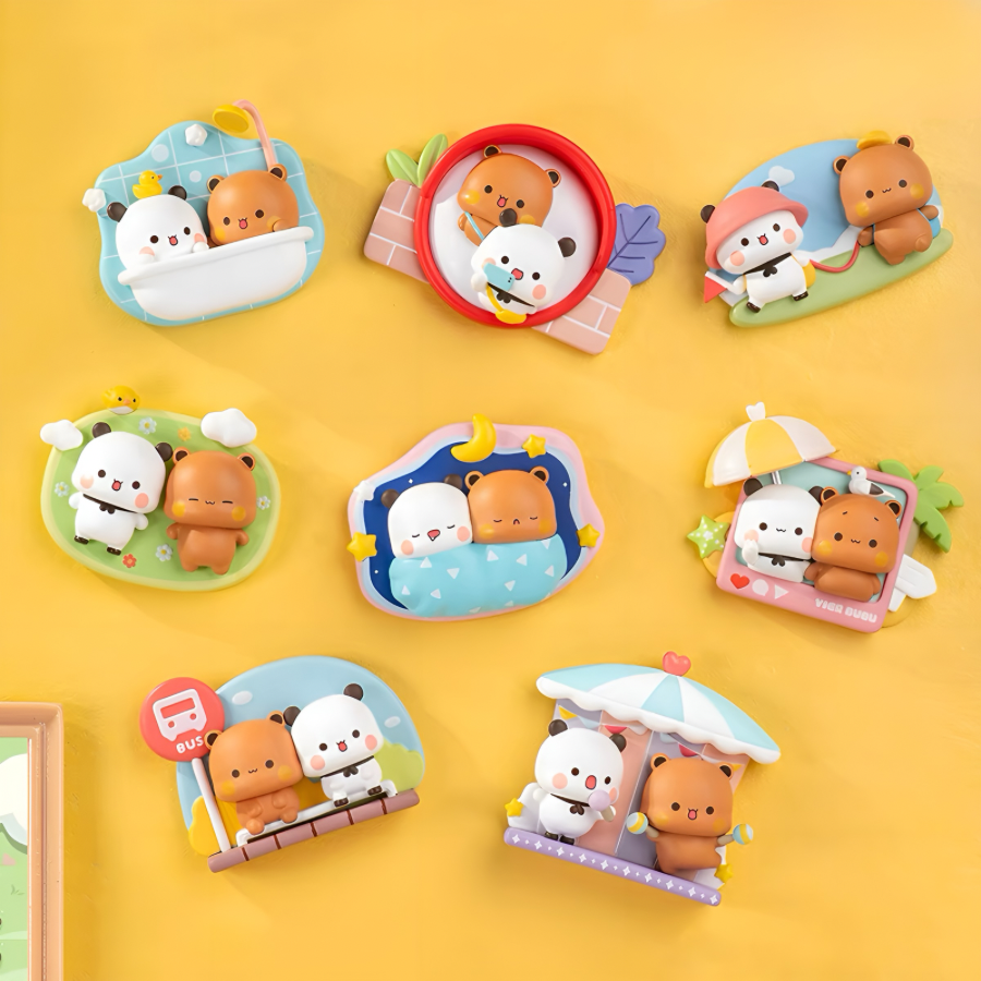 Yier and Bubu Bear Fridge Magnet Blind Box