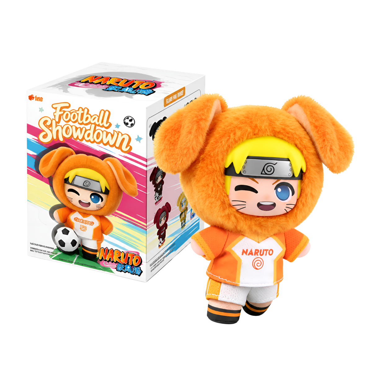Naruto Shippuden Football Showdown Plush Keychain Blind Box