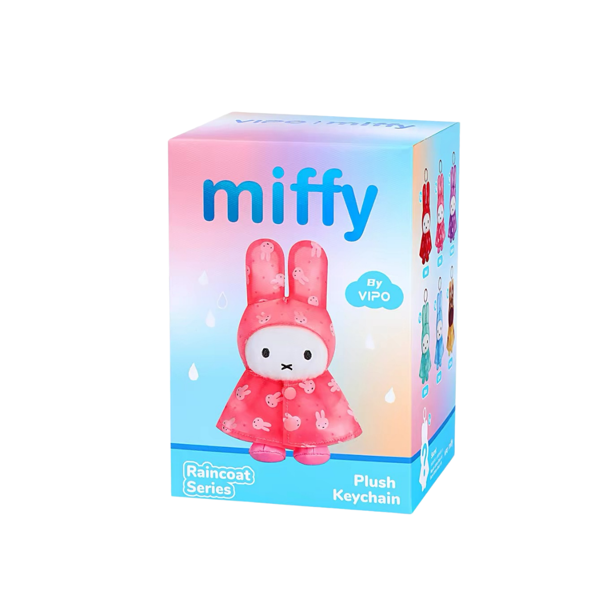 Miffy Raincoat Series Plush Pendants Blind Box