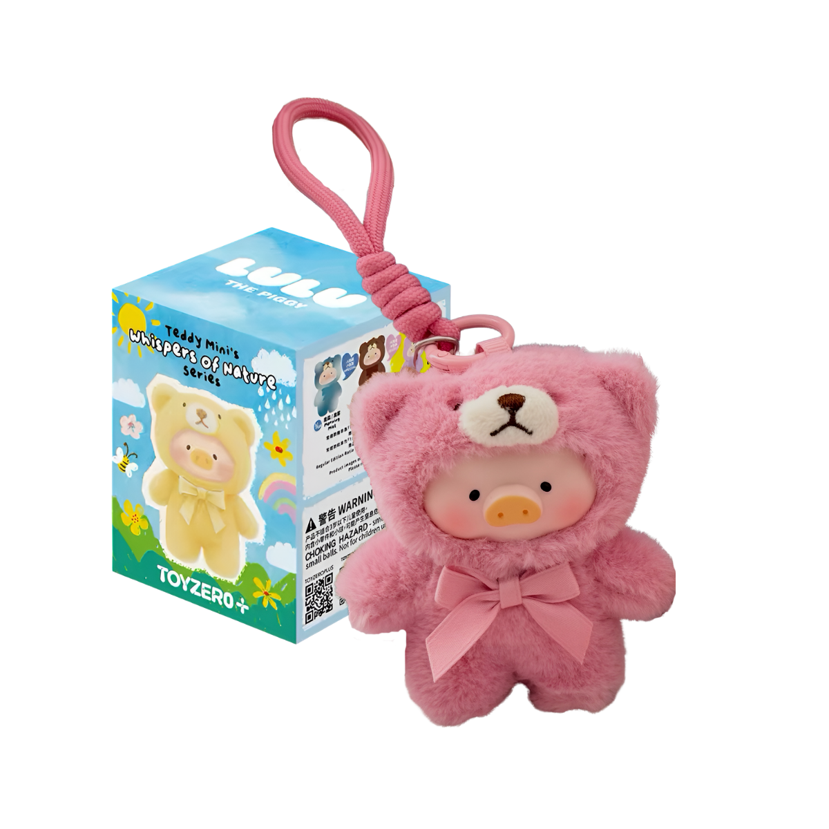 TOYZERO+ LuLu the Piggy Teddy Mini's Whispers of Nature Series Plush Pendant Blind Box
