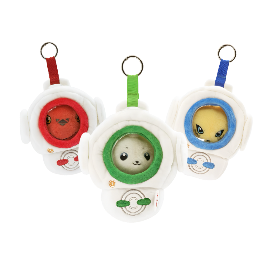 MINISO × Digimon Digivice Astronaut Plush Pendant