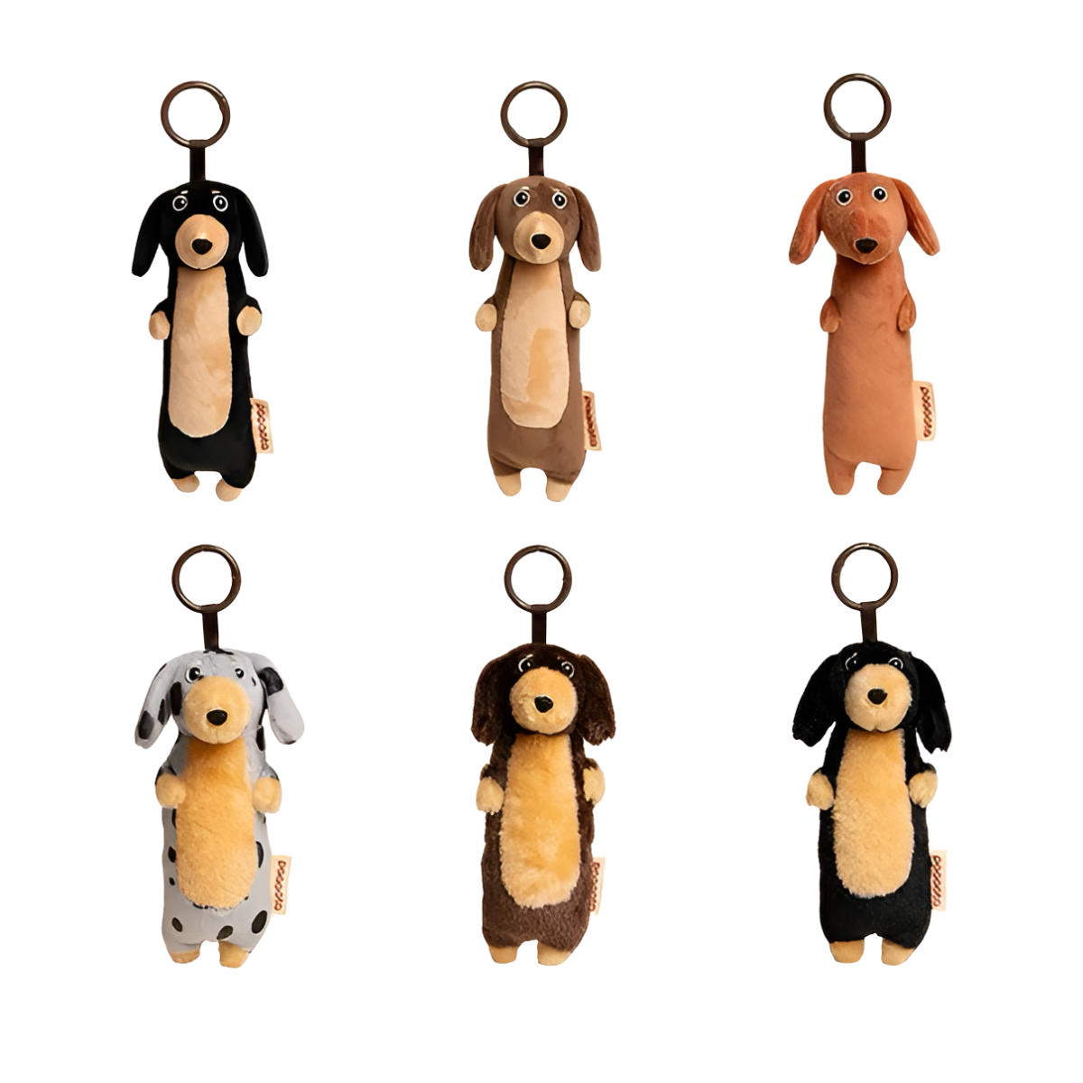 paaaata Dachshund Plush Keychain