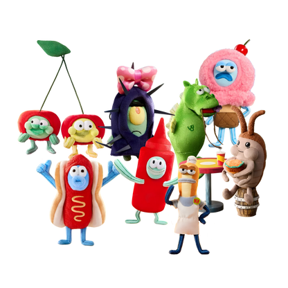 [AU STOCK] Spongebob - Super Delicious! Welcome to Bikini Bottoms Series Plush Blind Box
