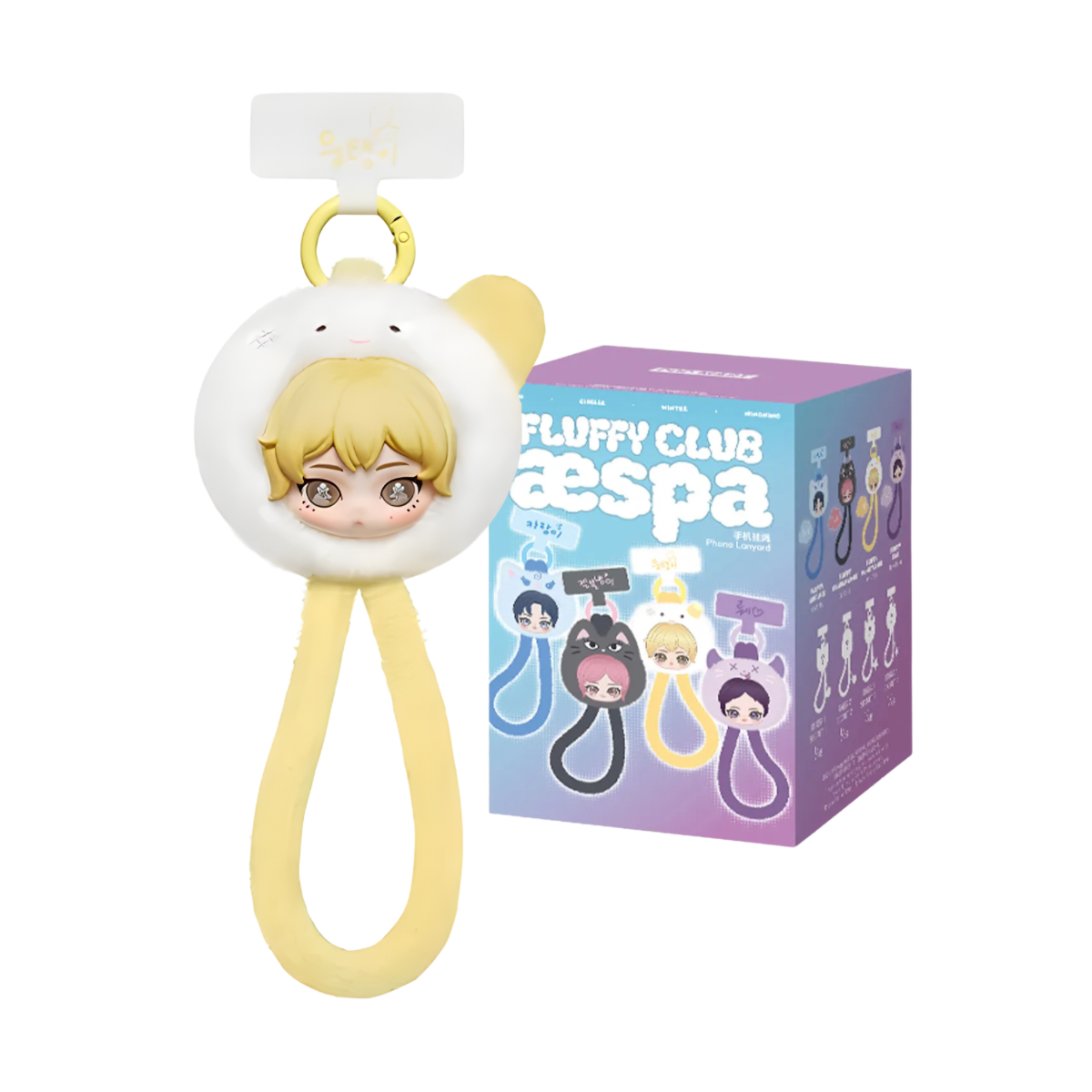 aespa Fluffy Club Series Phone Lanyard Blind Box