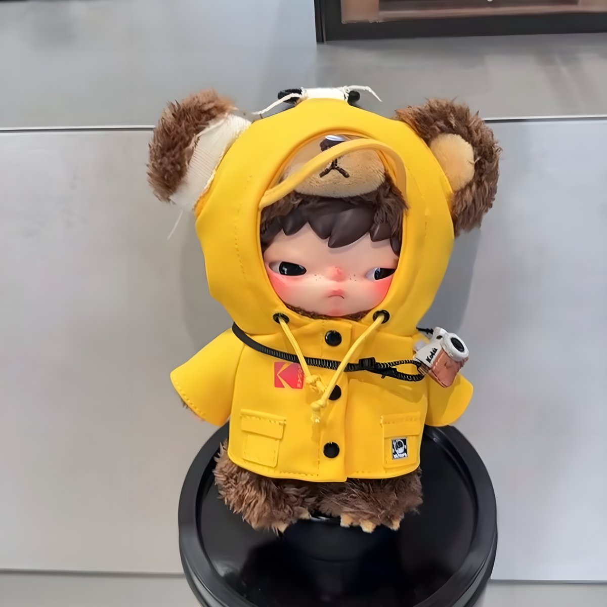 Hirono × Kodak Little Bear Vinyl Plush Pendant