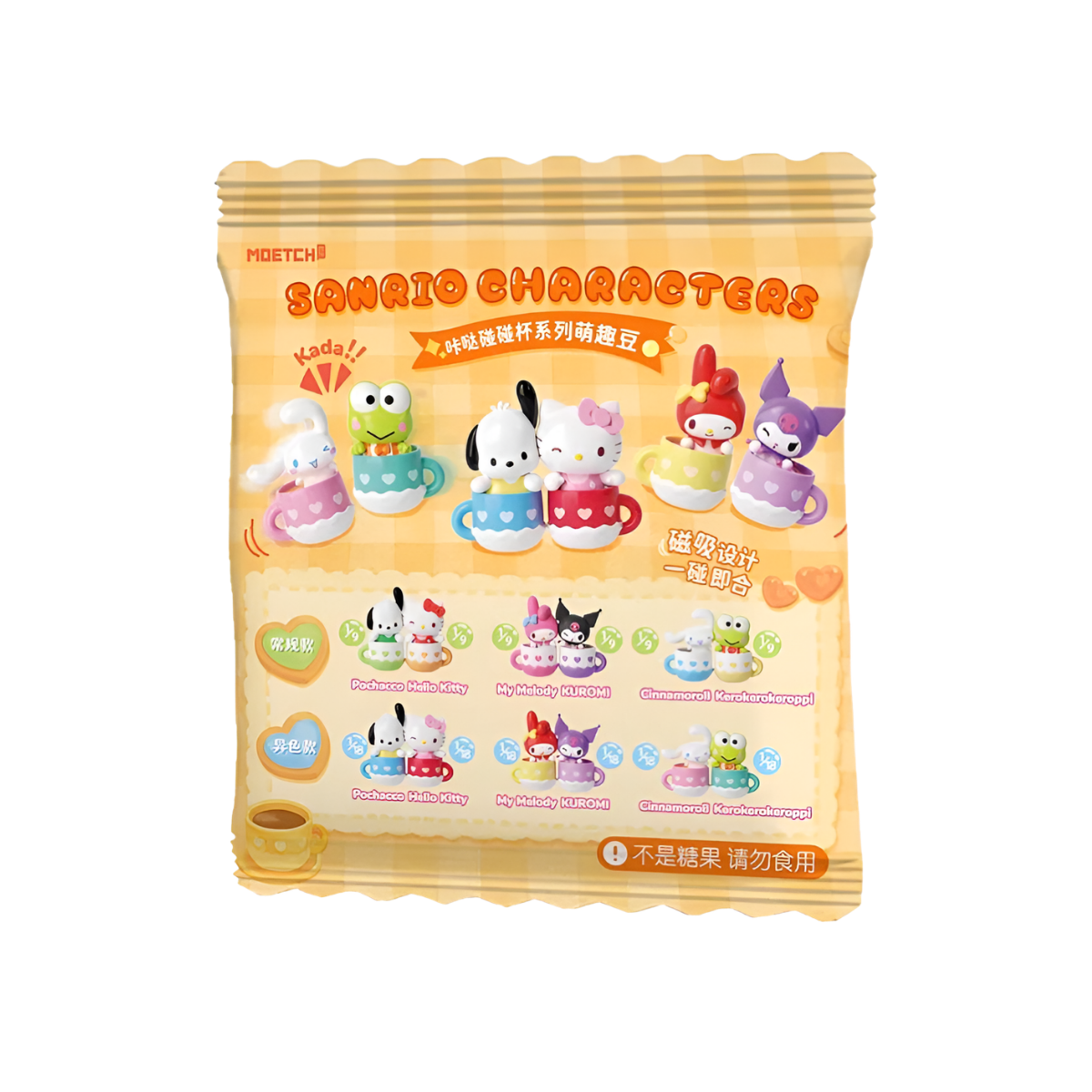 Sanrio Characters Click-Together Cup Magnetic Mini Figures
