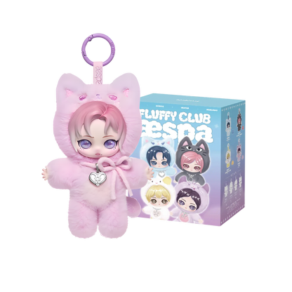 [AU STOCK] aespa Fluffy Club Series Vinyl Plush Doll Pendant