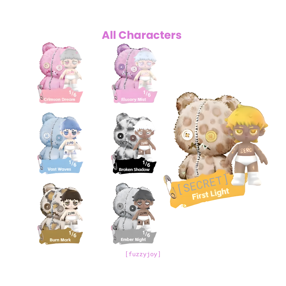ZERO° Doll Paradise – Rhapsody Series Plush Charm Blind Box