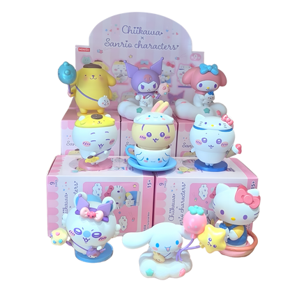 Chiikawa x Sanrio & Characters Series Figures Blind Box