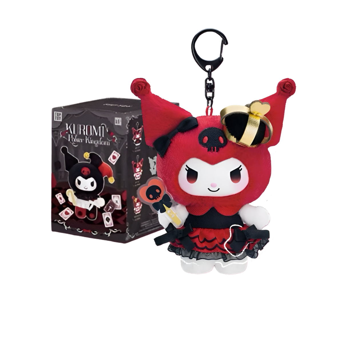 Kuromi Poker Kingdom Series Vinyl Plush Pendant Blind Box