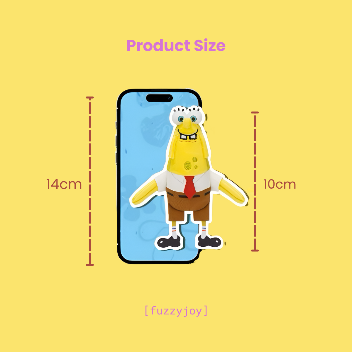 Spongebob Squarepants Bikini Bottom Anchovy Buddies Series Plush Phone Charm Blind Box