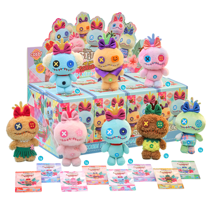 Disney Stitch Up Your Scrump Cosbi Plush Keychain Collection