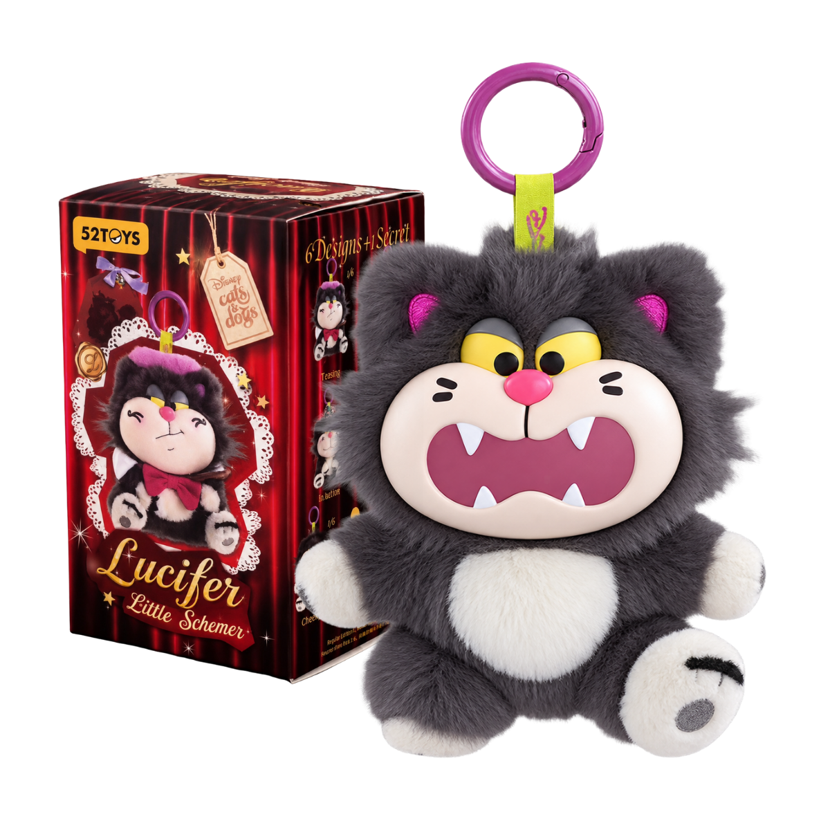 Cats & Dogs Lucifer Little Scheme Series Vinyl Plush Pendant