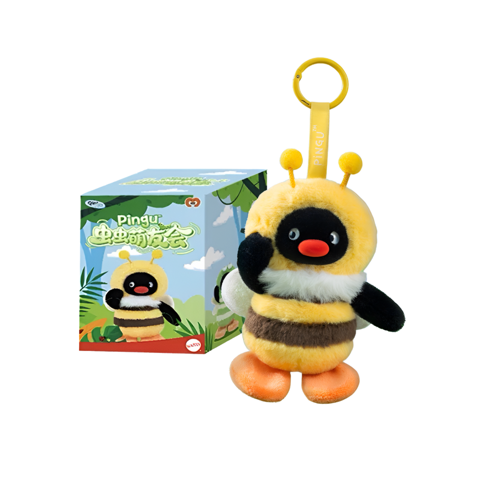 Pingu Cute Bug Friends Club Series Plush Pendant Blind Box