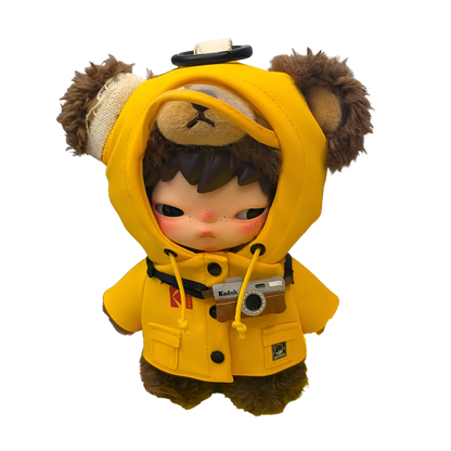 Hirono × Kodak Little Bear Vinyl Plush Pendant