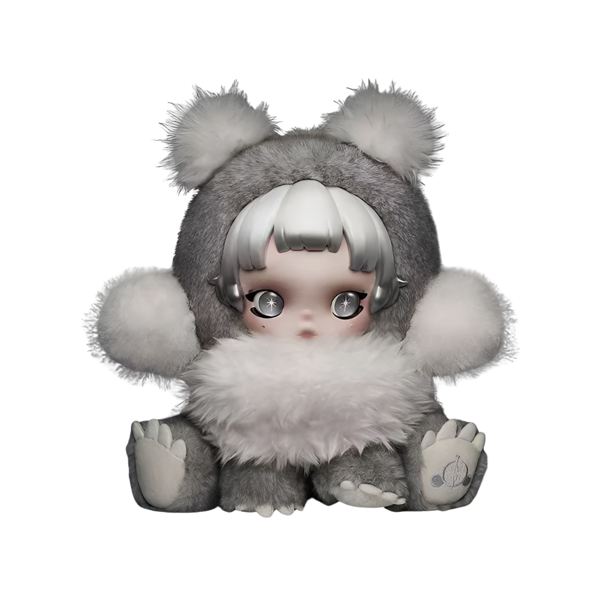 POP MART θ SKULLPANDA Punk Panda Plush Doll