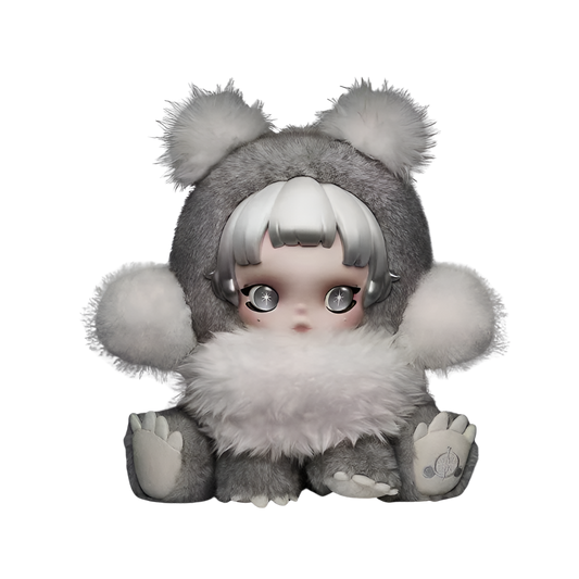 POP MART θ SKULLPANDA Punk Panda Plush Doll