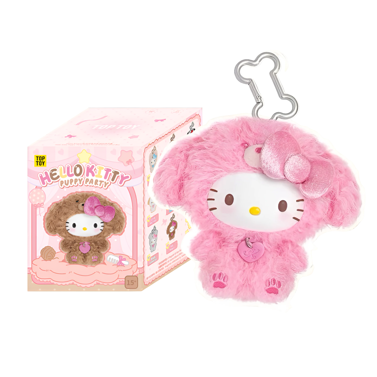 Hello Kitty Puppy Party Series Plush Pendant Blind Box